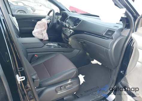 2025 Honda Ridgeline Black Edition from USA, damaged, VIN 5FPYK3F82SB007717